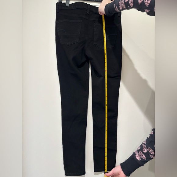 American Eagle Black Jeans size 10 regular - Picture 7 of 8